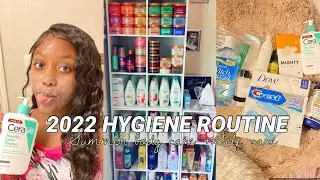 MY 2022 MORNING SHOWER ROUTINE | BODY CARE, FEMININE HYGIENE ROUTINE + SELF CARE TIPS