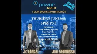 Powur Night - Solar Business Model Explained