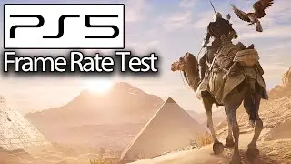 AC Origins - PS5 Upgrade Frame Rate Test