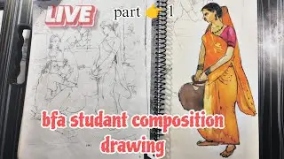 Artist Ritik  water color human figure  composition ❤️#startwithart #shortsfeed #watercolor