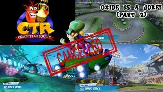 Oxide's times are a JOKE on CTR Tracks (Part 2) (Roo's Tubes, Slide Coliseum, Turbo Track)