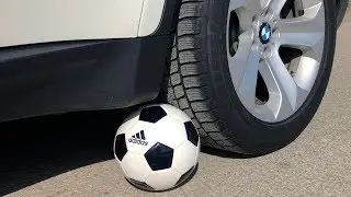 EXPERIMENT CAR vs SOCCER BALL