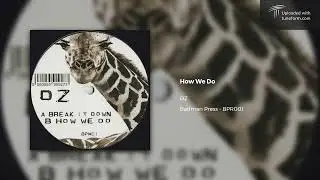 DZ - How We Do (Badman Press | BPR001) [Dubstep]