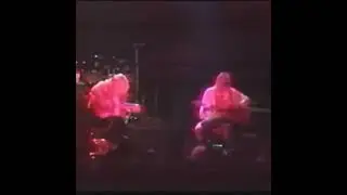 Very rare clip of Kurt Cobain playing with Courtney Love in 1993