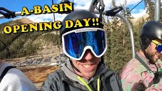 ARAPAHOE BASIN OPENING DAY 2025-2026 Top to Bottom STOKE!! #skiing