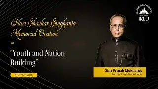 Shri Pranab Mukherjee | JKLU Laureate Award 2018