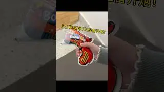 Self-inflating fireworks gun - just shake