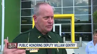 Public honoring Deputy William Gentry