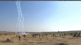 GAZA .Jour de NAKBA , marche du retour . Printemps 2018