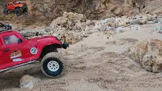 Mud, Power, and Grit: Red RC Car Takes Off-Road to the Extreme,Rc RED 13