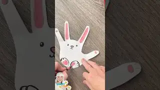 Easter Handprint Bunny Craft for Kids | Fun Spring Craft with Miss Daisy