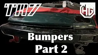 Triumph TR7 Restoration:   Bumpers Part 2 - Repairing the Fibreglass Front Bumper