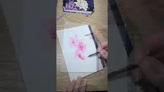 How to paint soft watercolor flowers