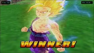DBZ Budokai Tenkaichi 2 Online: JustSolid (Left) vs Fcha (Right)