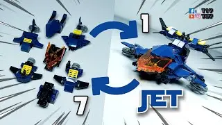 ⛔ [Full] How to Build Mini Quinjet? 【FAKE】LEGO Marvel Avengers MOC Build Tutorial  乐高 ЛЕГО 레고 レゴ