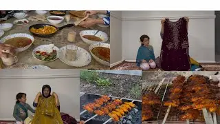 Breakfast Gathering/A Gift 🎁 for us From my sister&rsquo;s family/ BBQ Night/تشکر زیاد از تحفه