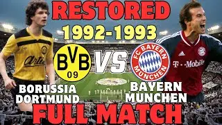 Borussia Dortmund vs Bayern M&uuml;nchen 1992/1993 | Restored Full Match
