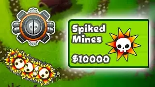 This $10,000 Spiked Mines Does SUPER Damage... (Bloons TD Battles)