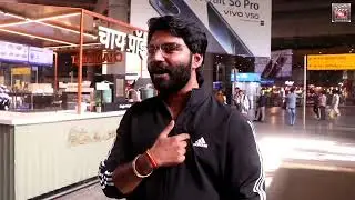 The Secret Of Devkali Fame Actor Niraj Chauhan warm Welcome at Mumbai Airport