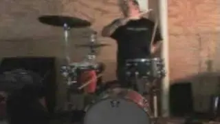 paul standing drums