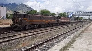 Twin Loco - WAG 5A without coaches | Towards Madurai Jn