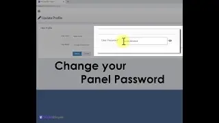 Change your Panel Password in VistaShopee Admin Panel | VistaShopee - Best Ecommerce Platform