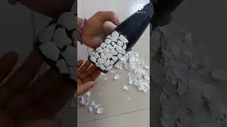 bottle decoration with egg shell # short