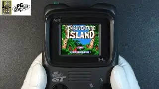 New Adventure Island NEC PC Engine GT (TurboExpress) Handheld Gameplay