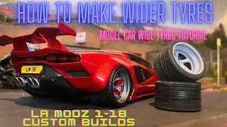 How to make wider tyres for model cars 1/18 scale (tutorial) #118 #modelcars #howto #tutorial