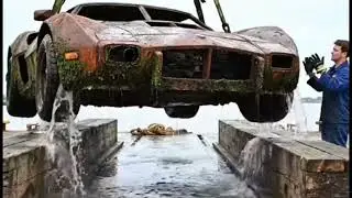 Satisfying ASMR: Restoring a Sunken Batmobile Found in the River