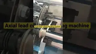 Taped Axial component cutting and forming machine