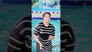 🌊 Hot Summer Vibes &ndash; Poolside Goddess! 💦 #swimming #girl #shorts #trending #viral