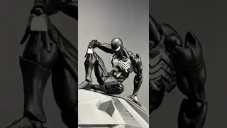 Symbiote Spider-Man #actionfigures #spiderman #symbiotespiderman #marvel #revoltech #peterparker