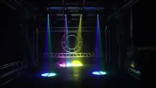 U`King 50W Moving Head Lights LED Spot 8 Color Light 9 11CH DMX Stage Lighting for DJ Party Disco Sh