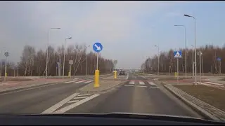 Autem po zachodniej obwodnicy w niedzielne lutowe popołudnie