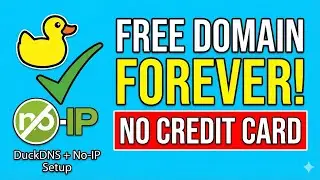 How to Get a Free Domain Name Forever (No Credit Card) | DuckDNS & No-IP