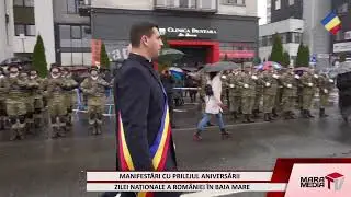 Parada militară de Ziua Națională a României în municipiul Baia Mare