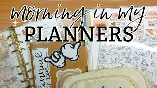 Утро в моем ежедневнике | Формат A6 на кольцах, EC и Common Planner