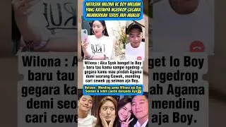 Natasha Wilona larang Boy William Pindah Agama‼️#boywilliam #natashawilona #ayutingting