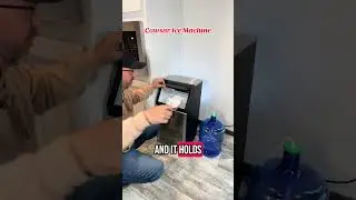 33lbs Capacity, 100lbs/Day Ice Machine for Home or Office #cowsar #icemachine