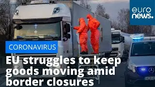 EU struggles to keeps goods moving amid border closures
