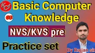 Basic Computer Operation | Most Important Questions | KVS NVS TGT PGT 2025 part 3