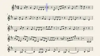 Mii Channel Theme | Kazumi Totaka - Solo Violin Transcription Sheet Music