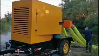Mobile drainage pump for flood control，municipal drainage，agriculture irrigation