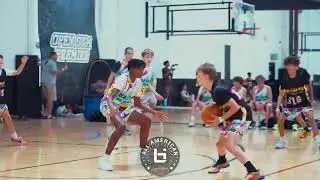 Levi Northeast shooting at BallIsLife Junior All American Camp 2023