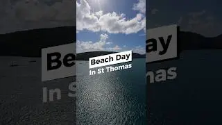 CRUISE HACK: Free Beach Day in St Thomas! 🏖️ (Hidden Gems Near Port!)  #travel #vacation