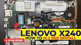 Lenovo ThinkPad X240 M.2 SSD Install Guide Tamil 2025