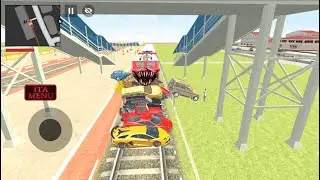 Live 🔴 Train vs Car Challenge Indian Theft Aura Simulator game | #indiantheftautosimulator #live