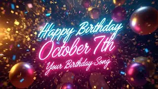Happy Birthday 7/10 | Libra Birthday | October 7th Personalized Birthday Song | DailyBirthdayJoy