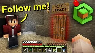 He started an illegal black market on the server... (Minecraft Cube SMP Live)